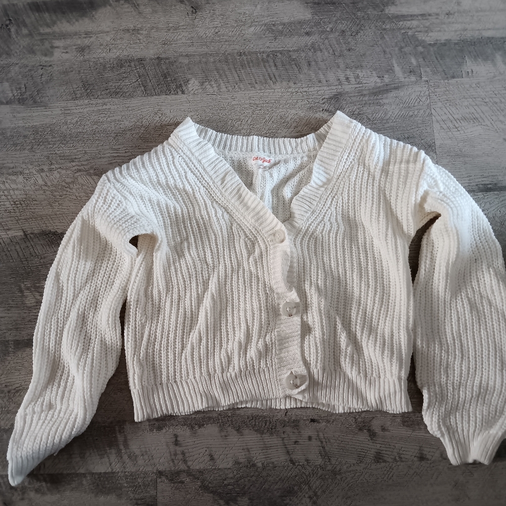 White cat & jack sweater